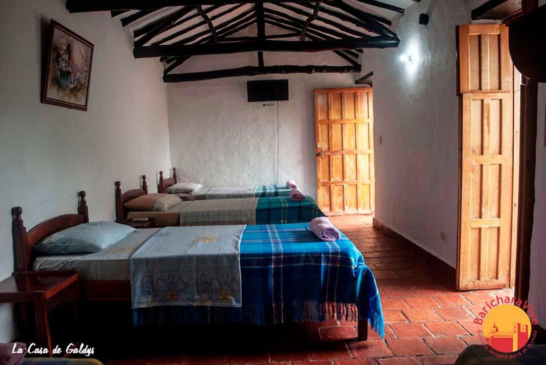 La Casa De Gladys Hotel Barichara Bagian luar foto